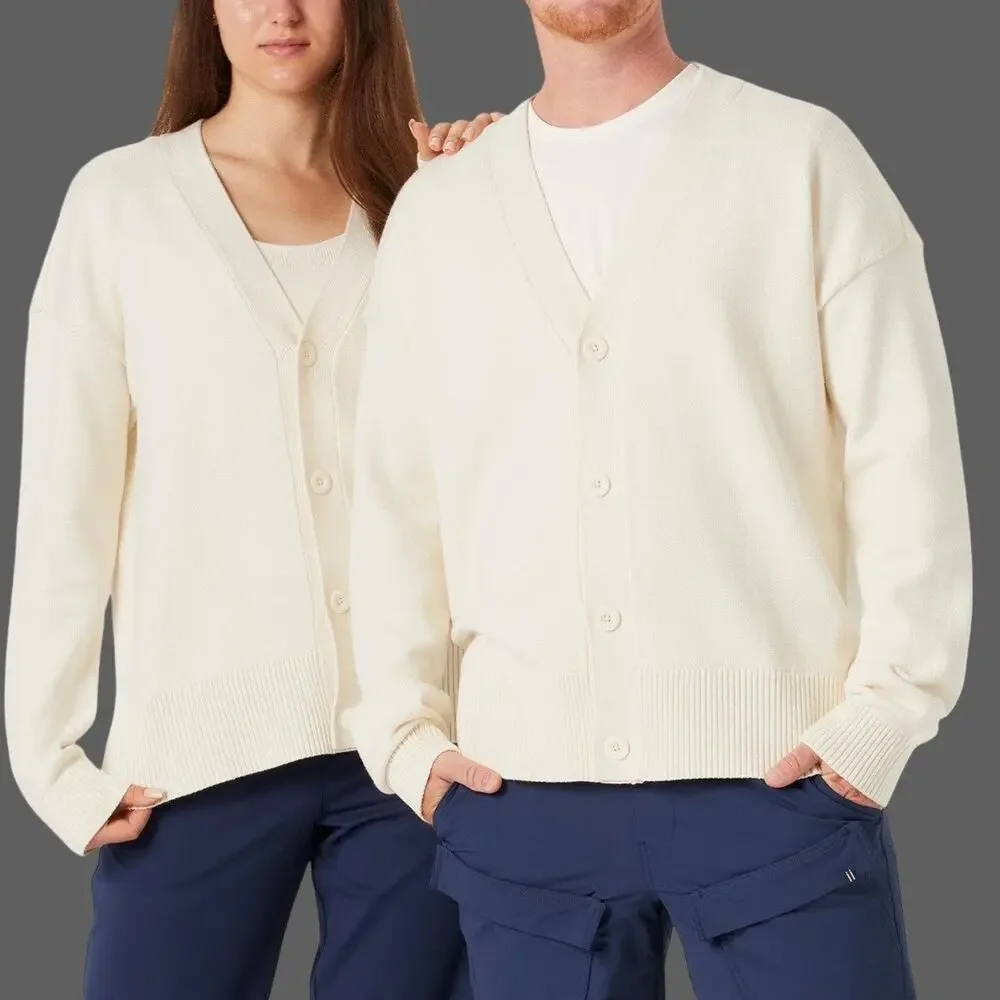 Fila Casa Baseline Cardigan White Size Medium NWT Unisex